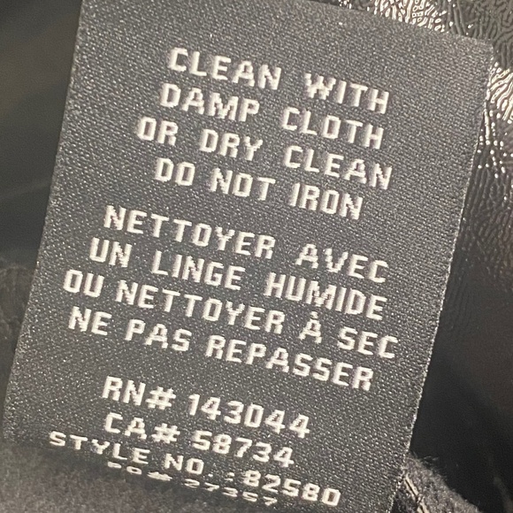 7 FOR MAN KIND The Matrix Black Shiny Faux Patent Leather Boot Cut Pants S NWT - Picture 14 of 16